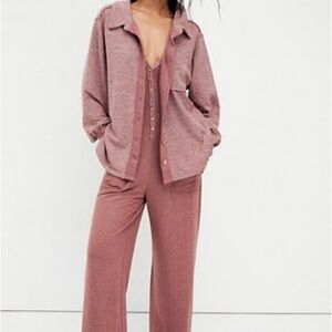 Free People High Rise Jumpsuit Set